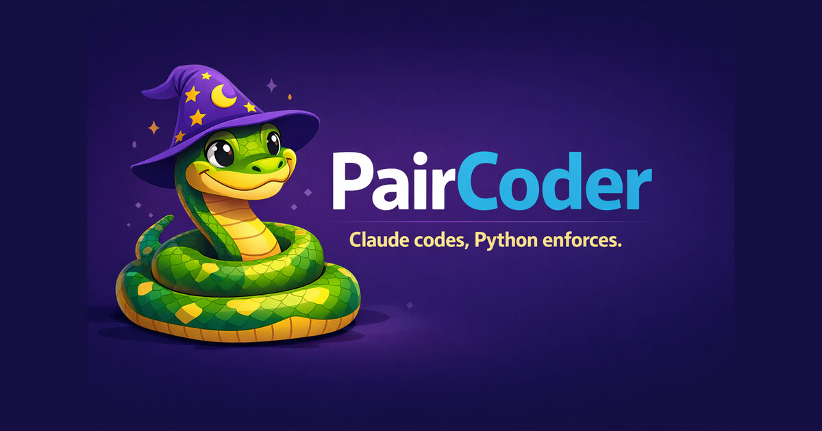 PairCoder: AI pair programming with a Python wizard